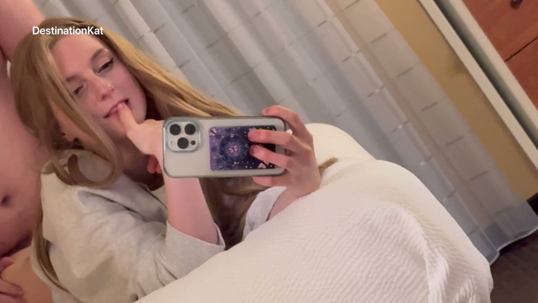 Destination Kat: Glasses Blowjob and Doggy