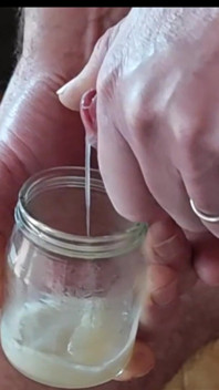 New Super Cumshot From Cicci77 and Pedro! as Always After a Long Masturbation the Sperm Is of Excellent Quality!