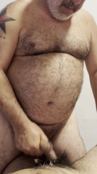 Mature Bear Cumming