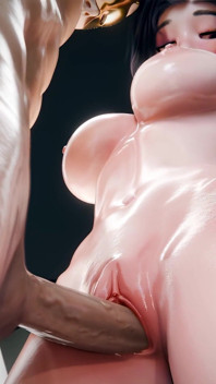 D.va grup seks fotoğraf çekimi - çifte penetrasyon ve dölleme - 3 boyutlu overwatch animasyonu