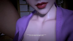 3D enorma bröst japansk fru fusk med stor kuk