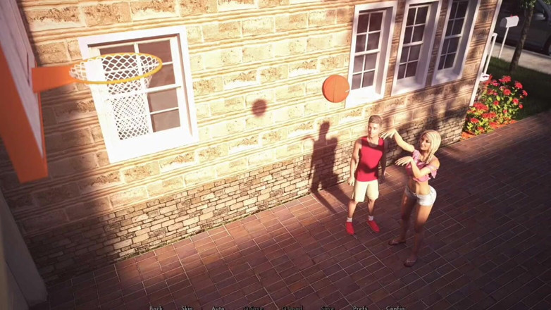 Johannes Gaming: AWAM #52 teaching Christine bow to play basketbal
