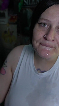 Toothless Throat Training with Big Dildo