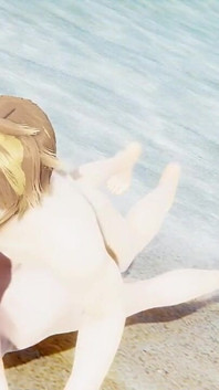 Femboy Yaoi - Shin catboy bị đụ trong một cái lồn Beach.mp4