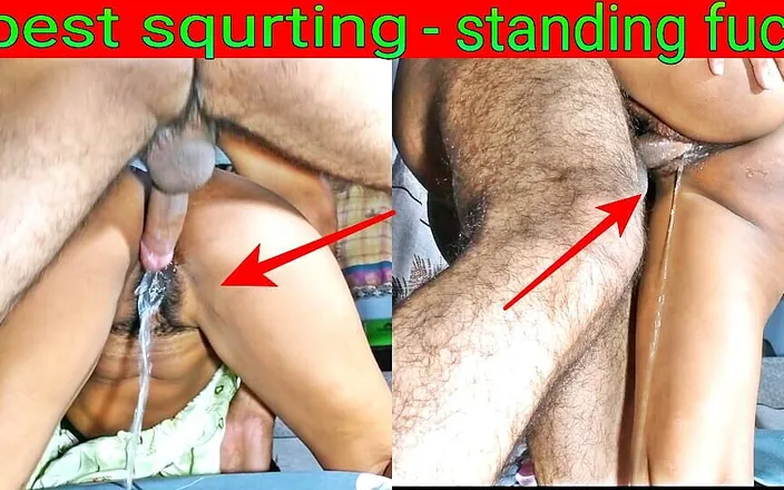 Rakul008: Indian Desi Bhabhi Best Standing Fuck with Huge Squrting