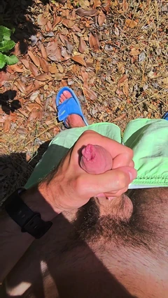 I Sit and Piss and Cum Hard at the Park, I Really Hope Someone Noticed Me