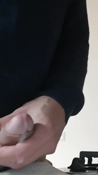 Jerking off My Cock in the Kitchen