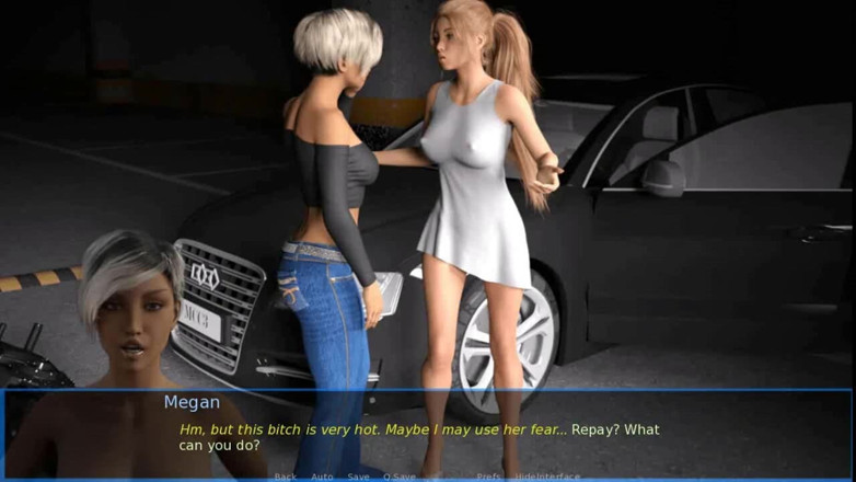 Dirty GamesXxX: Liza's story-: guy fucks a silly girl in outdoor park -...