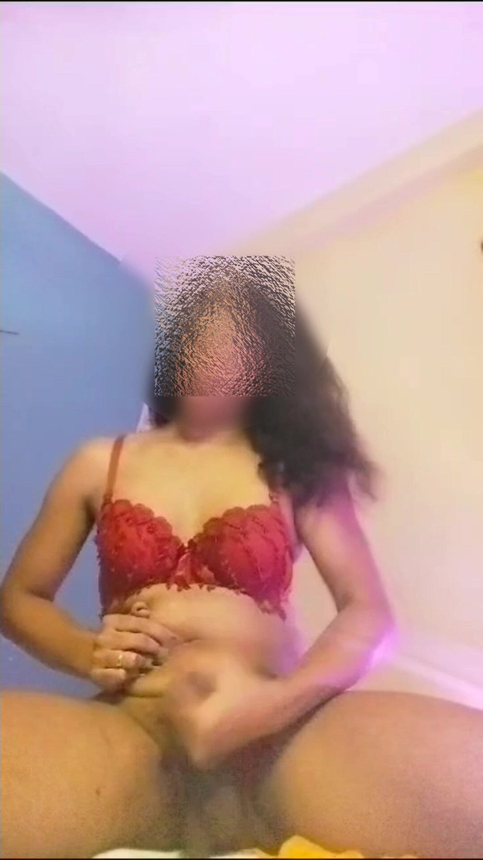 MistressIsha: Desi Big Boobs Big Cock Shemale Masturbating and Cum Compilation