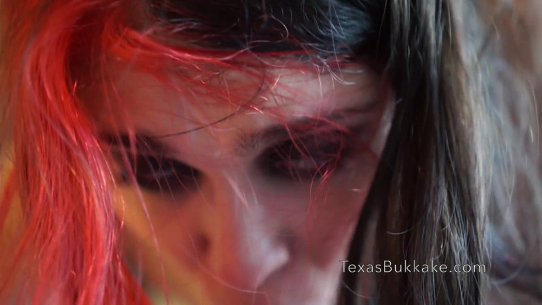 Bukkake & Gangbangs from Texas!: Castingové video slečna Quinn