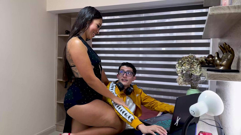 Daniela andrea: Hot Young Latina, Fucks Her Stepbrother When They Are Not...
