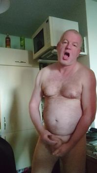 Nylonjunge Is Horny in the Morning with Coffee