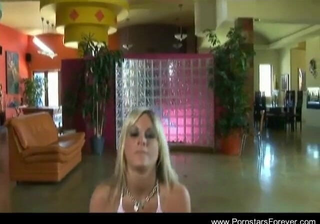Pornstars Forever: Beautiful blondie gives an amazing handjob