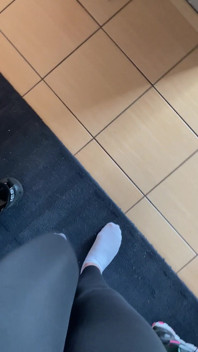 Walking in White Socks