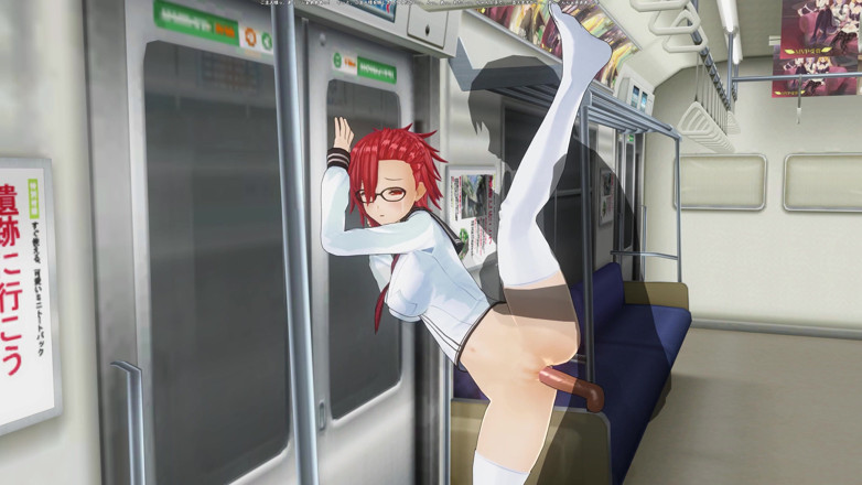 H3DC: 3D HENTAI College girl fucked against the wall in the...
