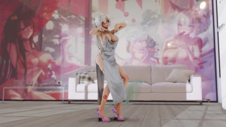 MikuMotion: イウリラドレスストリップティーズ バスト