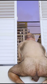 Making Myself Horny in Front of the Street, and Draining My Sperm Factory