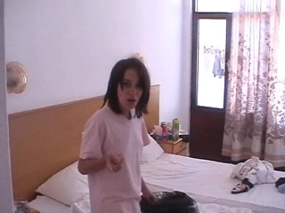Hot Euro Girls: Teen on vacation with her boyfriend