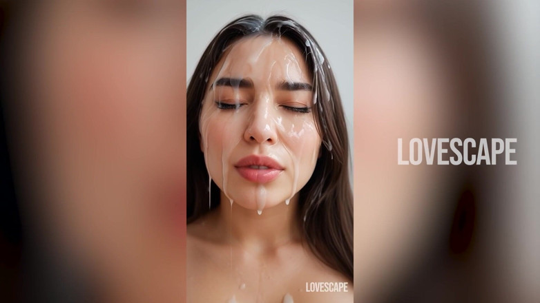 Lovescape: Hot Brunette Double-anal - Massive BBC and White Monster