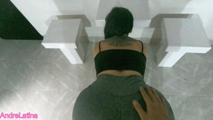 Gatita latina: Delicious Post-gym Fuck