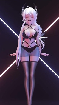 Phut Honsexy Dress; Black Stockings; White Stockings; Big Tits Jiggling; Pussy Exposed
