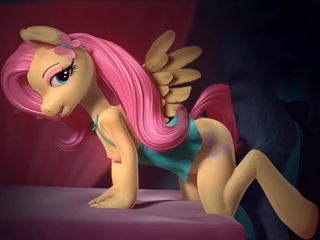 Velvixian 3 Furry: My Little Pony - Fluttershy (कोई आवाज नहीं) (प्यारे सेक्स)