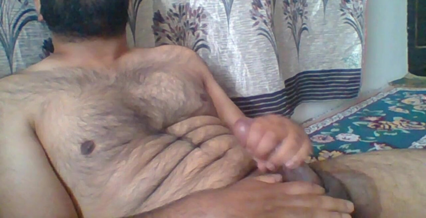 BibearXXX: Quente cummm carga na minha barriga peluda enquanto geme