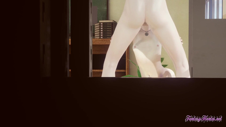 Yaoitube: Yaoi femboy - tod让他的男孩在图书馆里享受