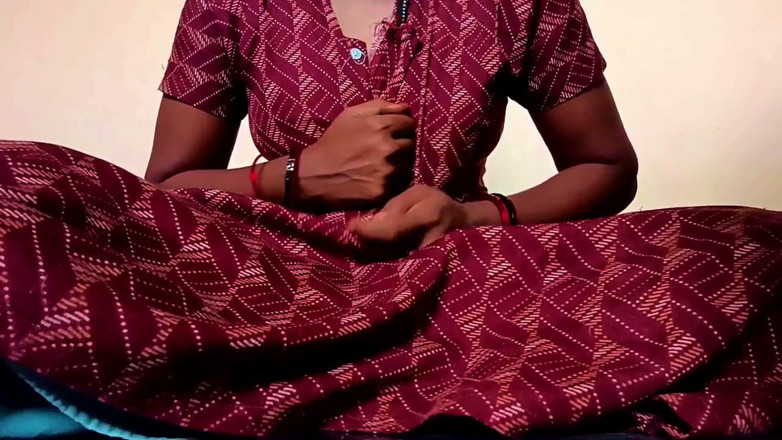 Ammukutty88: Ammu squeezes her breasts while wearing her nightie, turning up...