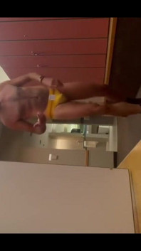 Parading in My Jock at the Gym!