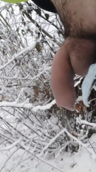 Peeing in Snow Land- Snow Everywhere