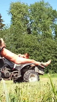 Sex with Stepmom on Bike