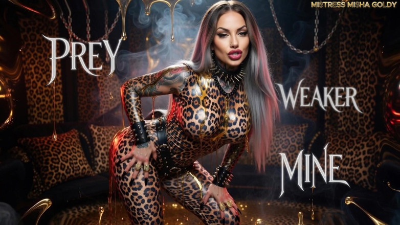 Goddess Misha Goldy: Sono il tuo predatore.