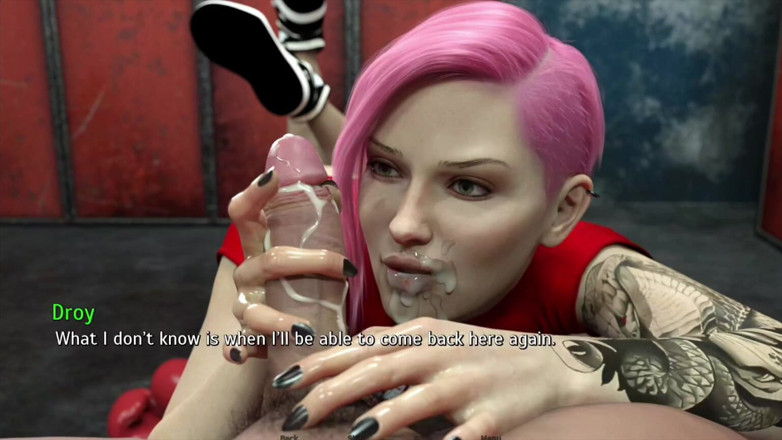 Sex game gamer: Pelatih gym dan tante seksi suka nyepong kontolnya.