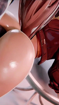 Futuretist Destroying the Tight Ass of a Horny Vixen with Huge White Booty Craving BBC Hardcore Fucking with Sweet Gaping Ass