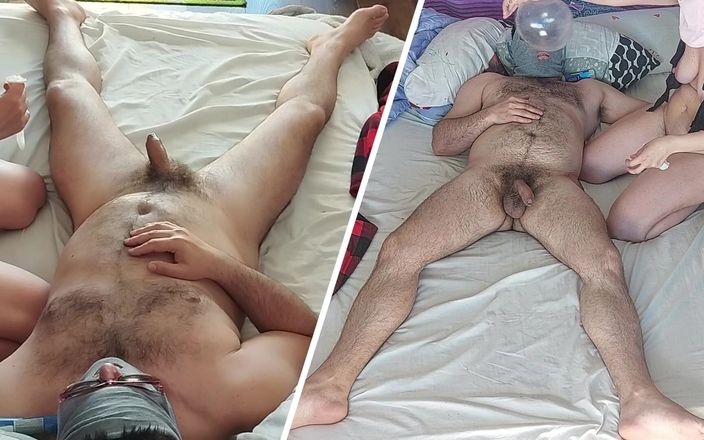 Mirsur: 与业余妻子口交，毛茸茸的阴户，大屁股。浪漫前戏素人情侣。