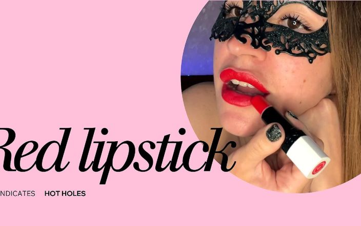 Luna Woxy: Roter lippenstift zeigt heiße löcher an