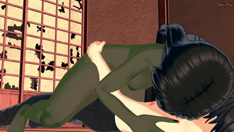 Hentai Smash: Lelaki menghadapi SCP 811 di rumah terbiar, memutuskan untuk mengongkeknya. Pancutan...