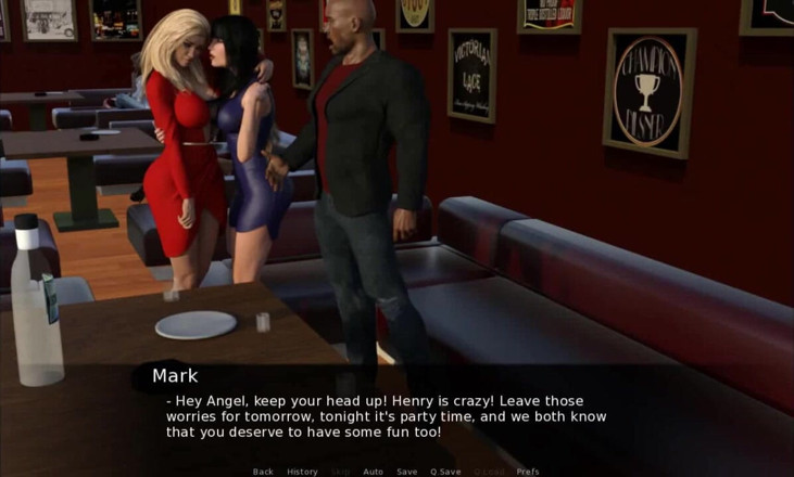 Dirty GamesXxX: Angelica's Temptation: Transformação de uma esposa em casa para uma...