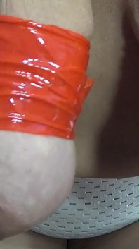 Bị trói và buộc phải đụ dương vật giả
