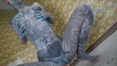 Alternative Tattoo Model Masturbating with Big Toy