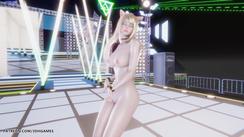 3D-Hentai Games: I Ren - bunda - ahri sexy dança nua