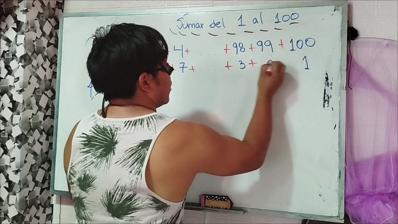 Rosaroja: 8. Arithmetic: Addition From 1 to 100