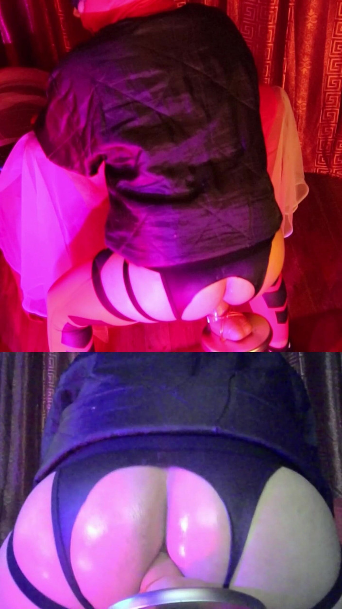 Maskedboy616: 根据音乐的节奏骑乘和操我的假阳具 1