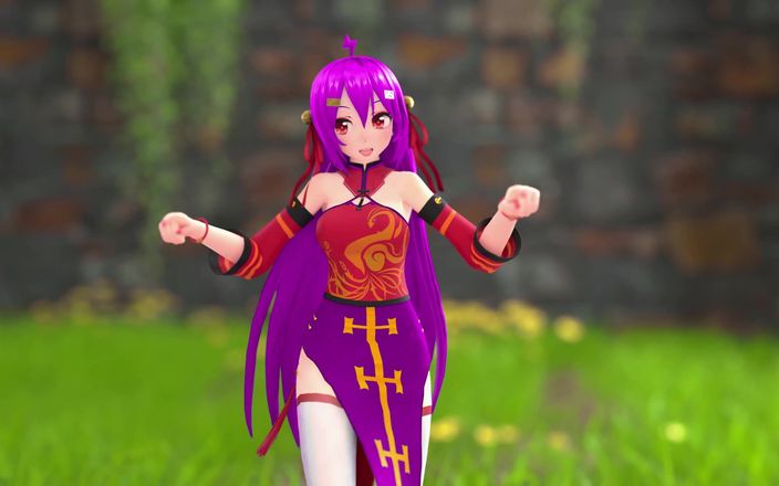 Smixix: Chinese Girl Model 22 Undress Dance Hentai Mmd 3D Purple Hair Color...