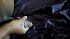 Jerking off at the Office Table 'wet Jizz of Sperm'