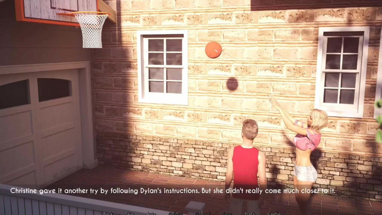 Johannes Gaming: AWAM # 52 insegna a Christine bow a giocare a basketbal