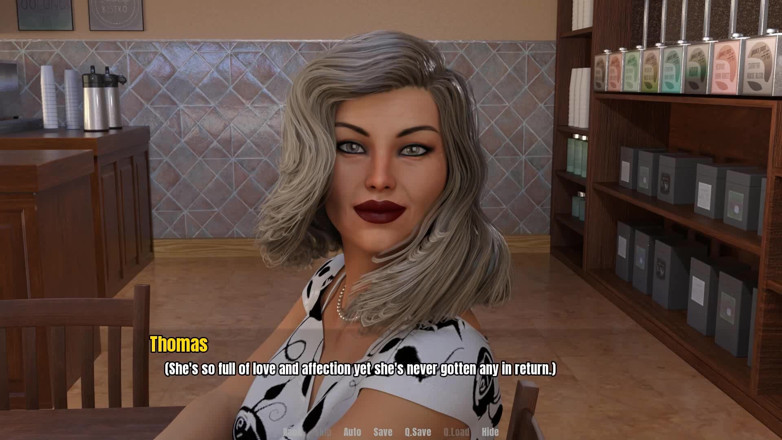 Dirty GamesXxX: Büyükannenin evi: kahve ve ateşli olgun orta yaşlı seksi kadın...