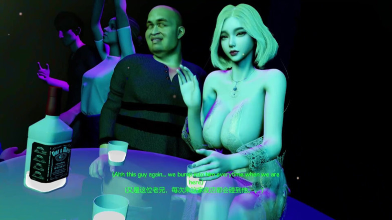 X Hentai: Bigboobs zdradza żonę w nocnym klubie - animacja 3D