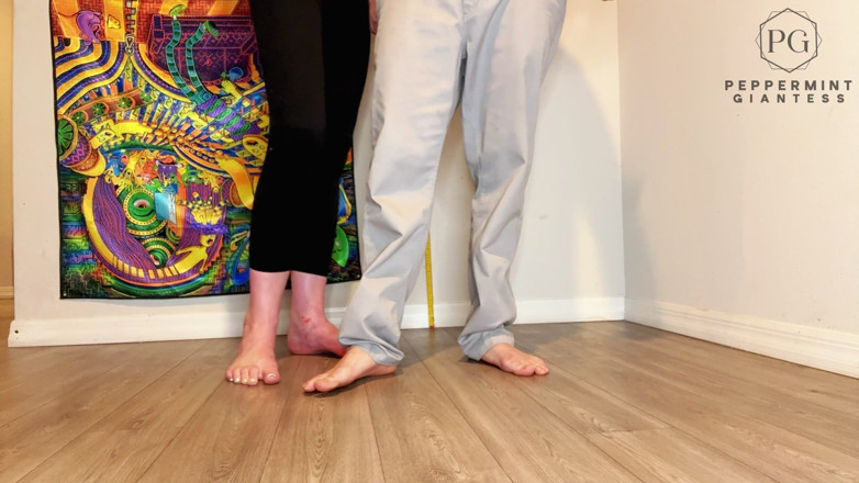 Peppermint Giantess: Your Tiny Size 13 Feet Vs My Giantess Size 16 Feet - Total...